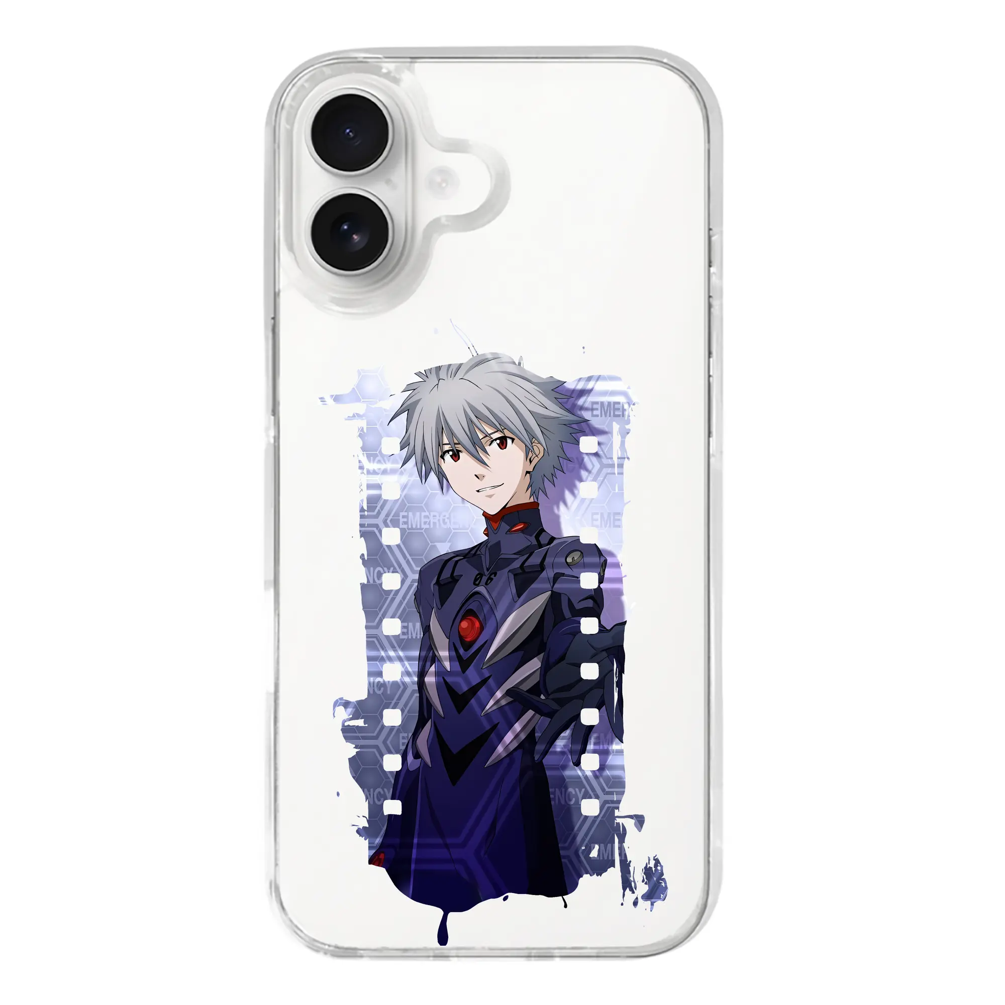 エヴァンゲリオン グッズ,渚カヲル - iPhone 17シリーズ 透明スマホケース – 薄型・耐衝撃・精密フィット保護カバー